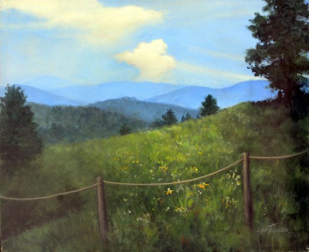 Sweet Hollow Meadow<br> 24" x 30" original acrylic on stretched canvas<br>$1,200.00, S/H $45.00