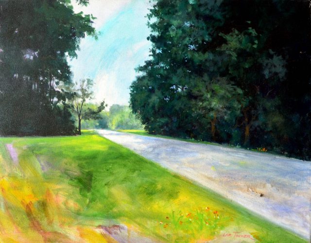 Natchez Trace<br>original acrylic painting on stretched canvas 24" x 30"<br>$1800.00, S/H $45.00