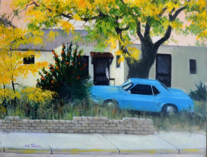 Off Street Parking<br>original acrylic 24" x 30" on stretched canvas<br>$995.00, S/H  $45.00