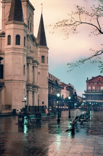 St Louis Cathedral on Chartres St<br>signed and numbered, limited edition<br>$110.00, 16" x 20" $165.00, S/H $18.00