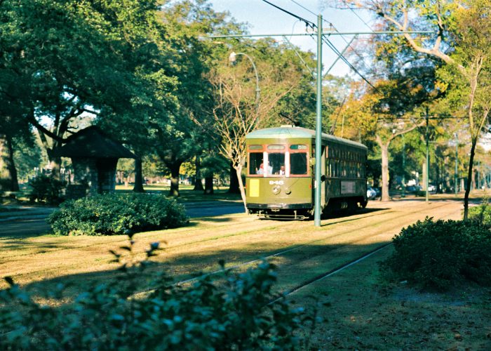 St. Charles Street Car, limited edition signed photograph<br>11x 14"$110.01x 20" $175.00<br>shipping $18.006"0,"
